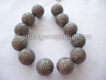 Diamond Studded Silver Ball